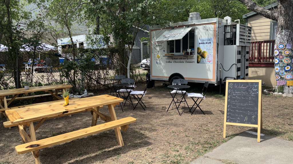 Chiyaya Bakery food truck serving Turkish desserts