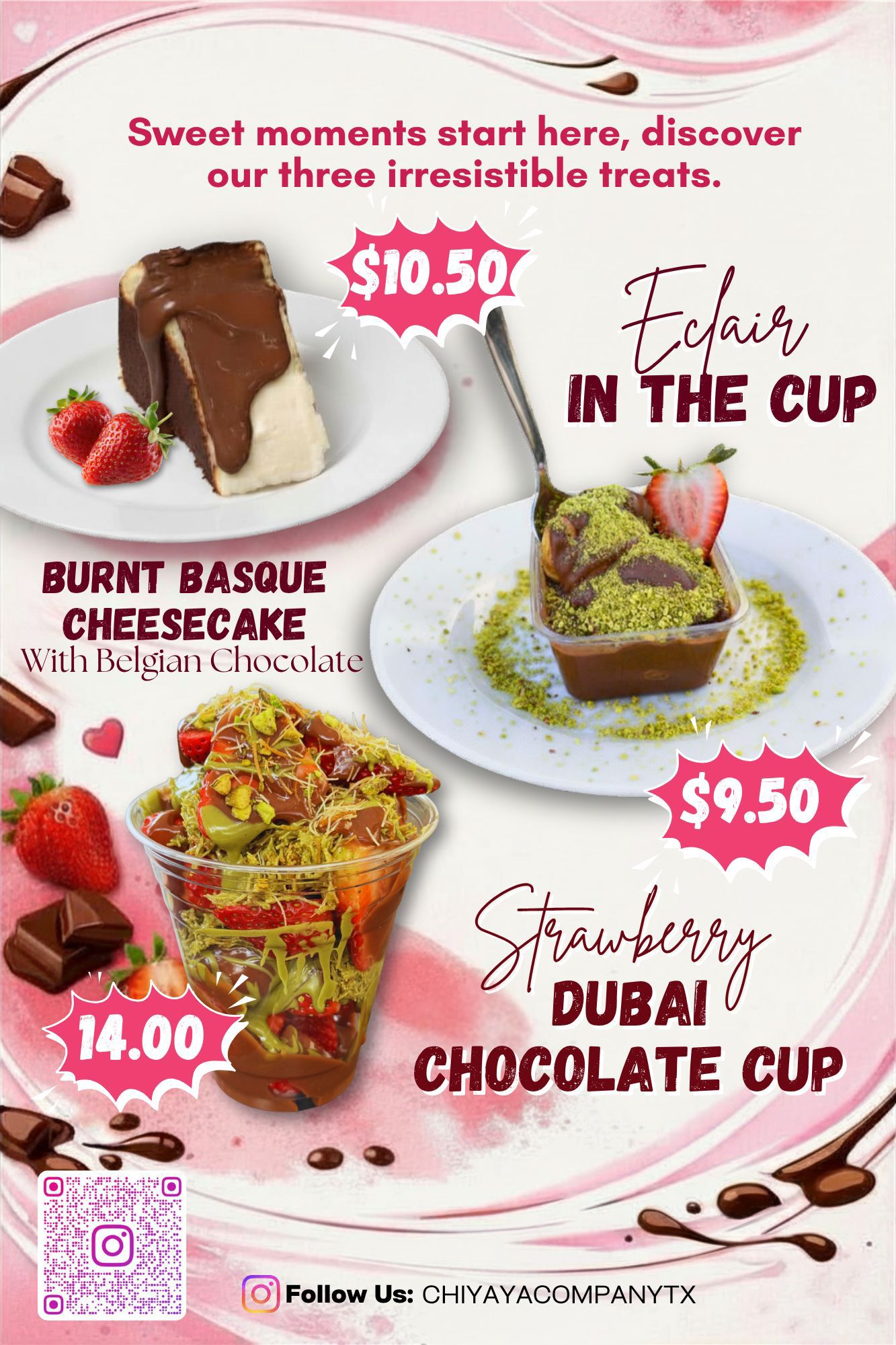 Chiyaya Bakery premium handmade desserts